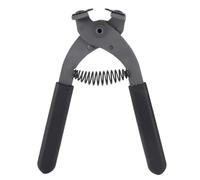 Ujjdwiurgh Pince Silencieuse Portative en Acier au de 17 cm pour le Travail Du Cuir, Outil de Perforation de Trous de 4 mm (4 Dents)