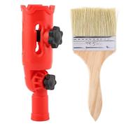 Ujjdwiurgh Pinceau de peinture, rallonge avec extension de pinceau multi-angle, fixation pour rouleau de peinture, outil de bordure de peinture
