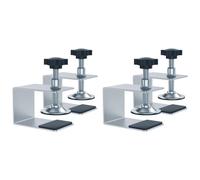 Ujjdwiurgh Pinces D'Armoire, Pince D'Installation Clip de Fixation de Tiroir en Zinc, Gabarit de Quincaillerie D'Armoire Réglable pour Armoires de Charpentier Cadre A