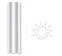 Ujjdwiurgh Piquets pour Plantes Piquets de Support pour Plantes Bâtons pour Plantes 20PCS Piquets de Support pour Plantes Transparents en Acrylique pour Intérieur