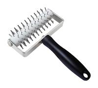 Ujjdwiurgh Pizza Pin Puncher Dough Hole Maker Kit de Rouleaux de Pâte à Pizza avec Poignée en Plastique, Outil D'Amarrage