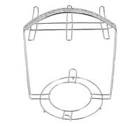 Ujjdwiurgh Placage D'Argent Tasse à Café Hob Cup Plat à Vaisselle Peut Accrocher le plus 6 Tasses et Soucoupes en MéTal Titulaire Du Support