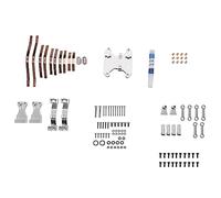 Ujjdwiurgh Planche de Châssis D'éQuilibre en MéTal Bascule pour B16 B36 1/16 PièCes de Mise à Niveau de Voiture TéLéCommandéEs Accessoires ModifiéS