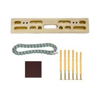 Ujjdwiurgh Planche d'escalade pratique en bois à suspendre pour entraînement de force des doigts