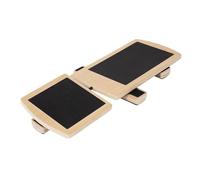 Ujjdwiurgh Planche D'Étirement pour Pieds en Bois Planche D'Équilibre pour une Jambe Planche D'Équilibre Anti-Dérapante Entraîneur D'Équilibre Oscillant pour Renforcement de la Cheville