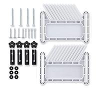 Ujjdwiurgh Planche empilable de sécurité améliorée compatible avec la plupart des scies de table standard, fentes en T, rails en T sur scies de table, blanc