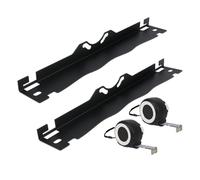 Ujjdwiurgh Plaque d'alignement de roue Outil de plaque de protection pour orteils de voiture Outil d'alignement des roues avec 2 rubans adhésifs Noir