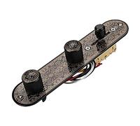 Ujjdwiurgh Plaque de Commande de Guitare ChargéE par Commutateur 3 Voies pour Guitare Noire