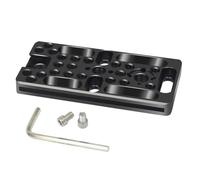 Ujjdwiurgh Plaque de Commutation pour Appareil Photo Cheese Easy Plate pour Appareil Photo Reflex Numérique Cage Rig Expansion avec Vis Clé Pièces Accessoires 1 PCS