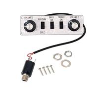 Ujjdwiurgh Plaque de contrôle filaire en alliage avec boutons pour violon, guitare, guitare