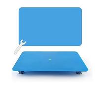 Ujjdwiurgh Plaque de Nivellement en Résine pour Résine Époxy, pour Époxy Polyvalente, Table D'Artisanat en Résine Auto-Nivelante pour Fournitures de Bricolage, Acrylique Bleu