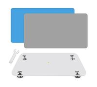 Ujjdwiurgh Plaque de Nivellement Transparente de 16 X 12 Pouces pour Résine Époxy pour Fournitures Artistiques de Bricolage, Ensemble D'Outils de Versement en Acrylique