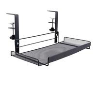 Ujjdwiurgh Plateau de Gestion des Câbles sous Le Bureau - Organiseur de Câbles de Bureau sans Perçage - Plateau de Gestion des Fils - Étagère de Rangement pour Le Gestion des Câbles