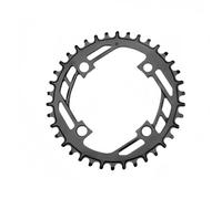 Ujjdwiurgh Plateau de pédalier BCD104 en acier étroit et large pour vélo de montagne, plaque de pignon, pièces de manivelle 38T