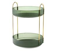 Ujjdwiurgh Plateau de rangement rotatif à 360 degrés pour salle de bain - Cadre d'organisation pour produits de soins de la peau