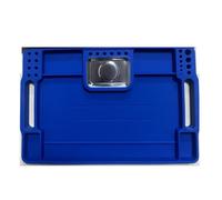 Ujjdwiurgh Plateau Porte-Outils en Silicone Porte-Outils en Silicone Tapis Polyvalent Stockage de Réparation Stockage Mécanique Segmenté Bleu