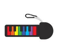 Ujjdwiurgh Playable Micro Rainbow Piano Real Working Piano Keychain Mini Size Color Piano Pad