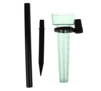 Ujjdwiurgh Pluviomètre portable en polystyrène Outil de mesure pour l'eau de jardin et le sol en plein air Compteur de pluie recueille l'eau de pluie