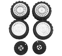 Ujjdwiurgh Pneu de Roue en Caoutchouc 4 PièCes SéRies pour XV01 TA06 TT01 TT01E TT02 TT02B PTG-2 1/10 Mise à Niveau de Voiture TéLéCommandéE PièCes Accessoires, 2