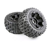 Ujjdwiurgh Pneus et Moyeu de Roue pour PièCes de Voiture 1/5 Km Baja 5B Rc - 170X80