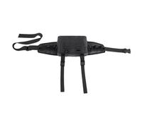 Ujjdwiurgh Pochette de Taille de Camping, Sac à Leurres de Grande Capacité, Sac de Canne à Pêche Multifonctionnel, Sac Banane de Pêche Étanche, Noir Facile à Utiliser