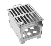 Ujjdwiurgh - Poêle à charbon de bois amovible multifonction en acier inoxydable pour l'extérieur Pincnic