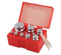 Ujjdwiurgh Poids D'Étalonnage en Acier, Kit de Poids D'Étalonnage pour Balance avec Boîte de Rangement.