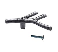 Ujjdwiurgh Poignée de meuble en alliage de zinc avec branches d'arbre - 69 mm