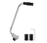 Ujjdwiurgh Poignée de tondeuse ergonomique, extension de poignée avec pince de support, poignée multifonction pour tondeuse à gazon de jardin, facile à installer et à utiliser