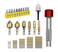 Ujjdwiurgh Poignée de tournevis avec embout de tournevis 180 ° multifonction en forme de porte-clés adaptateur outils à main