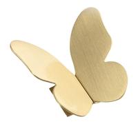 Ujjdwiurgh Poignées Nordiques en Laiton de Papillon, Installation Sans Poinçon des Poignées de Tiroir de Garde-Robe et de Cabinet de Chaussure