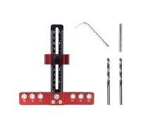 Ujjdwiurgh Poinçon Locator en Alliage D'Aluminium Tiroir Armoire Poignée de Porte Installation Outil Auxiliaire, Travail Du Bois Trou Localisateur