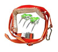 Ujjdwiurgh Pointes D'Escalade de Poteaux ÉPerons D'Escalade AntidéRapants Kit D'Outils D'Escalade D' pour la Chasse Observation Cueillette de Fruits Noix de