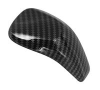 Ujjdwiurgh Pommeau de Levier de Vitesses de Voiture Couvercle de la TêTe Autocollant IntéRieur Accessoires de Style de Voiture ABS Fibre de Noir Nouveau pour 2019