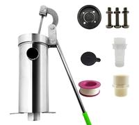 Ujjdwiurgh Pompe à Main Pompe de Jardin Pompe à Main Presse Aspiration en Fonte 32 mm Pompe à Eau Profonde Manuelle Pompe à Eau 3