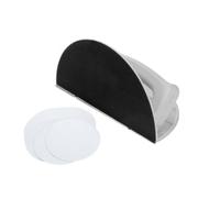 Ujjdwiurgh Ponceuse d'angle pour cloison sèche avec poignée ergonomique multifonctionnelle semi-circulaire pour le nettoyage et le polissage des murs d'angle