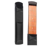 Ujjdwiurgh Portable Guitare De Poche 6 Fret Model Practice En Bois 6 Cordes Guitare Outil Gadget Pour DÉButants