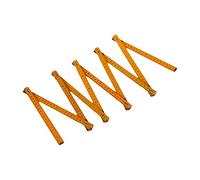 Ujjdwiurgh Portable Règle Pliante En Bois de Charpentier, 200 Cm