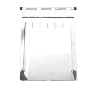 Ujjdwiurgh Porte-bloc en métal A4 en acier inoxydable pour dossiers de patient pour bureau, école, enseignant, médecin, infirmière