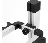 Ujjdwiurgh Porte-Canne à Pêche en Aluminium Porte-Canne en Aluminium Capacité du Rack 12 Pièces Outils de Canne à Pêche