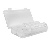 Ujjdwiurgh Porte-capsules rondes en plastique de 46 mm et 7 tailles (16/20/25/27/30/38/46 mm)