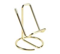 Ujjdwiurgh Porte-cartes de visite en métal pour bureau (doré)