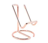 Ujjdwiurgh Porte-cartes de visite en métal pour bureau (or rose)