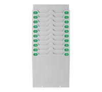 Ujjdwiurgh Porte-cartes rétractable pour cartes de présence, 20 positions, porte-cartes pour employé