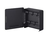 Ujjdwiurgh Porte-Clés Mural pour Porche, Porte-Clés Magnétique, Porte-Clés, Organisateur, Noir