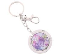 Ujjdwiurgh Porte-clés/Sac à Main Pliant Crochet Sac Crochet Porte Table En Alliage de Zinc Crochet Lily