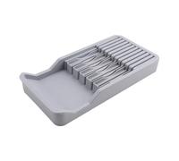 Ujjdwiurgh Porte-Couteau, dans le Tiroir, Support de Bloc de Couteaux avec Plateau à Couverts Extensible, Organisateur de Tiroir de Cuisine, Peut Contenir 11 Couteaux, Facile à Utiliser