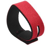 Ujjdwiurgh Porte-cravates réutilisables pour canne à pêche - Sangles de ceinture crochet - Attaches de câble - Accessoires de boîte de pêche - Rouge