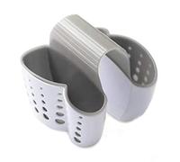 Ujjdwiurgh Porte-éponge pour évier de cuisine - Support de savon en plastique pour évier de cuisine - Organiseur d'évier pour brosses, éponges, savon facile à installer