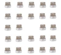 Ujjdwiurgh Porte-Fleurs pour Arrangements - Porte-Fleurs en Acier Inoxydable pour École, Maison, Bureau. Diamètre : 0,9 Pouces. Lot de 24 Pièces en Métal.